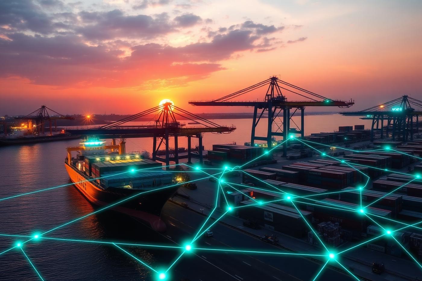 Port à conteneurs africain et flux commerciaux numériques